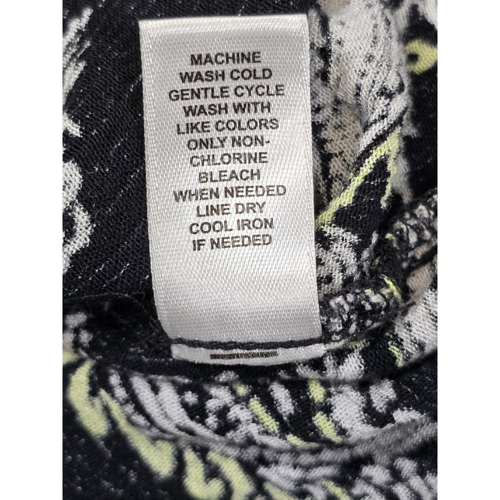 Cato Womens Tank Top Size 22/24W Crocheted Yoke Sleeveless Paisley Peasant Boho - Picture 14 of 15
